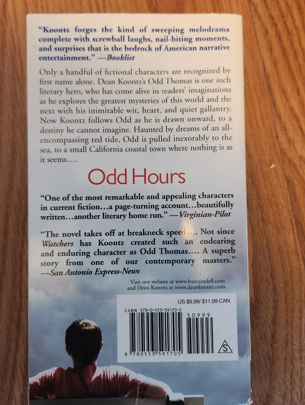 Dean Koontz Odd Hours Paperback - Picture 2 of 3